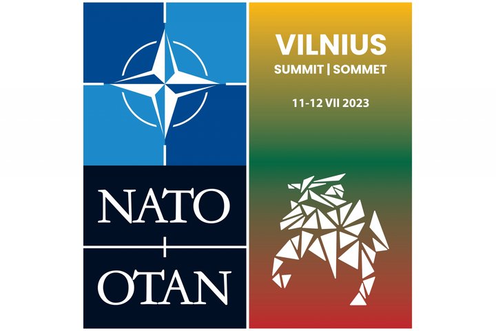 NATO viršūnių susitikimo Vilniuje logotipas