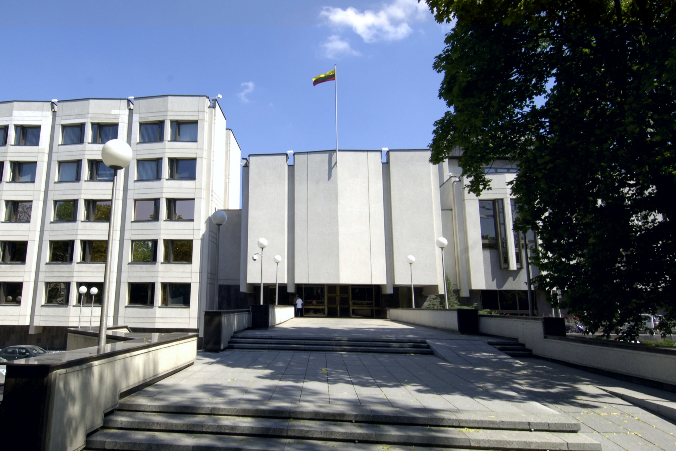Nuotraukoje matomi Vyriausybės rūmai
