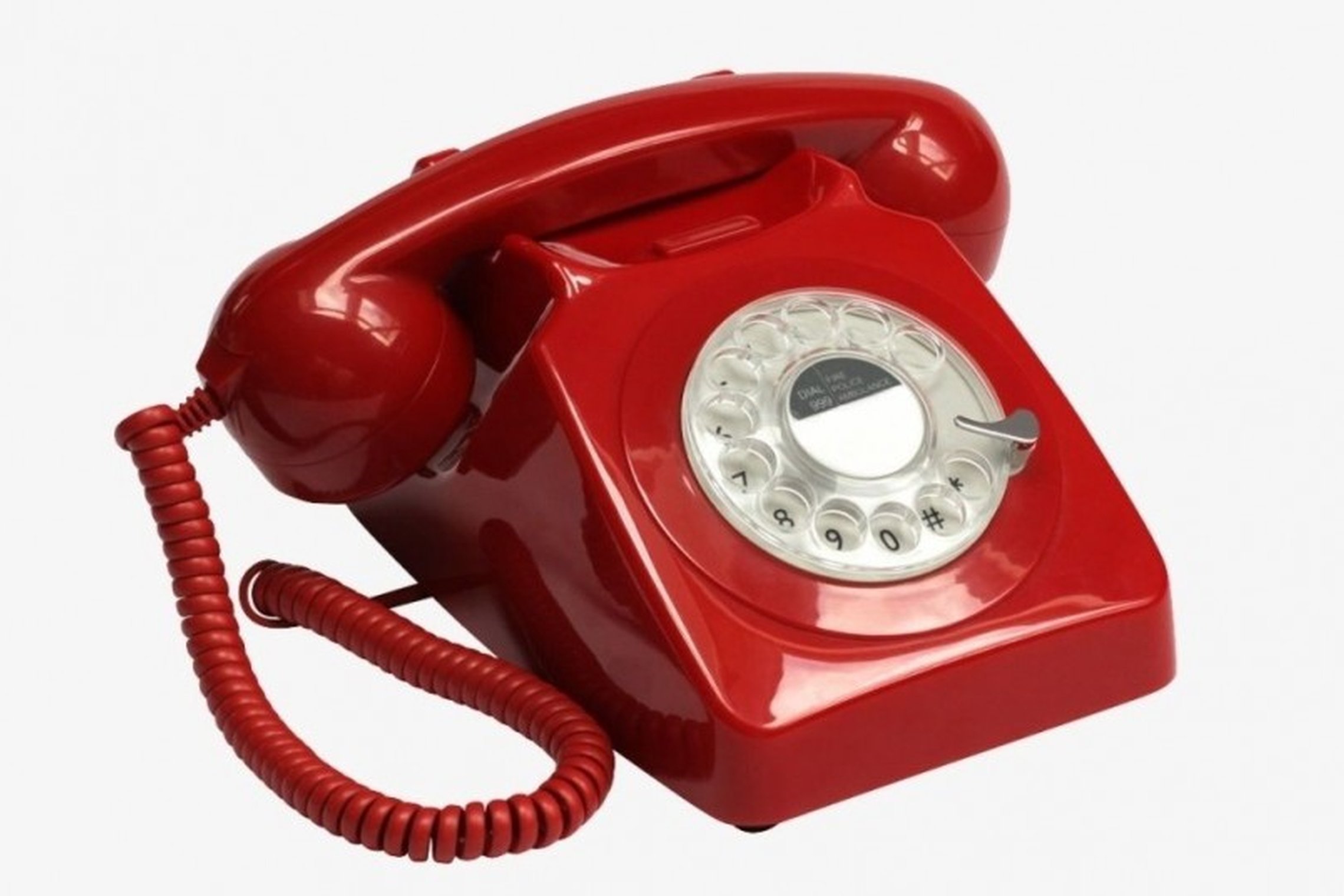 Nuotraukoje matomas telefono aparatas