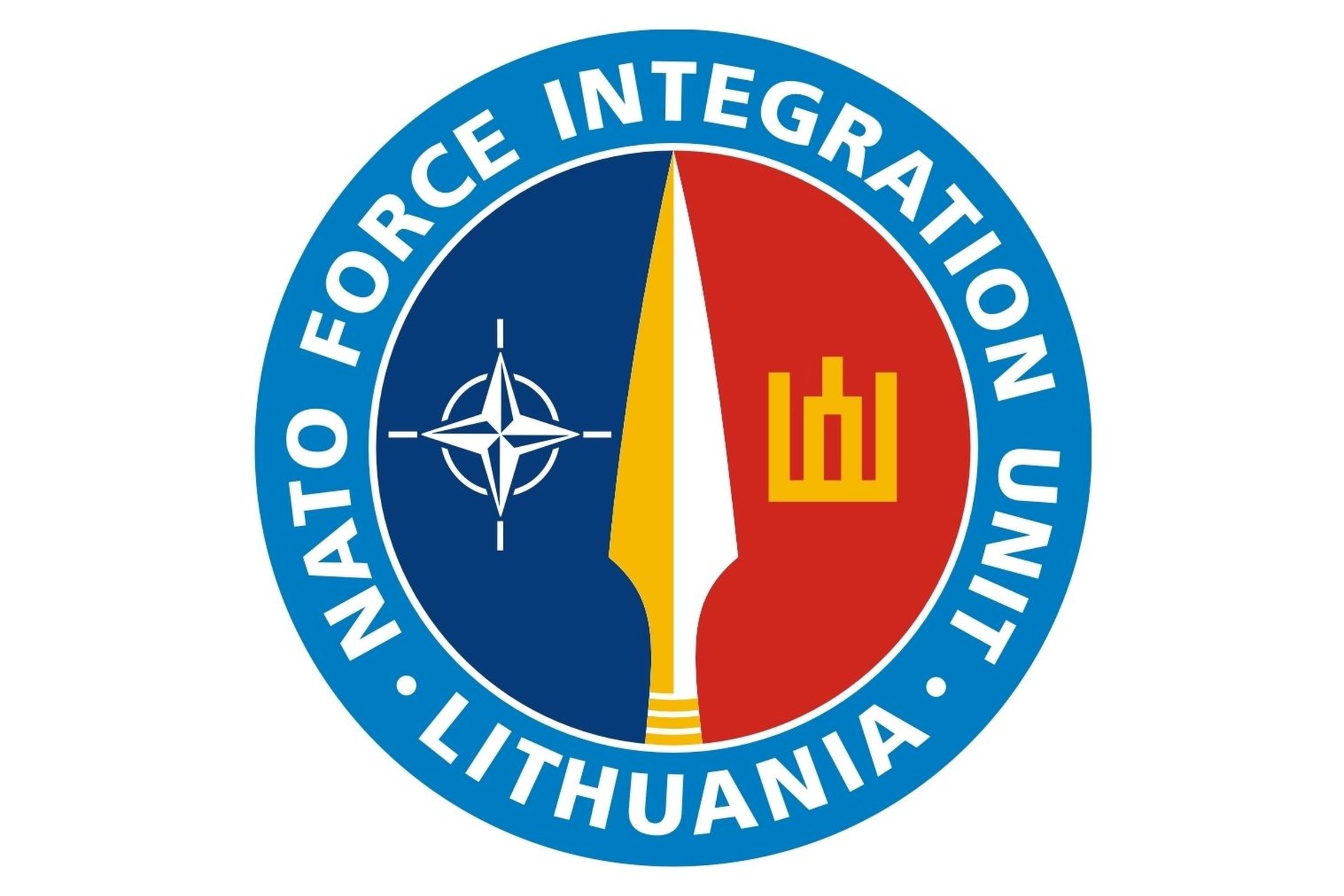  NATO pajėgų integravimo vieneto Lietuvoje logotipas