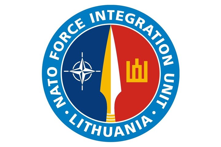 NATO pajėgų integravimo vieneto Lietuvoje logotipas