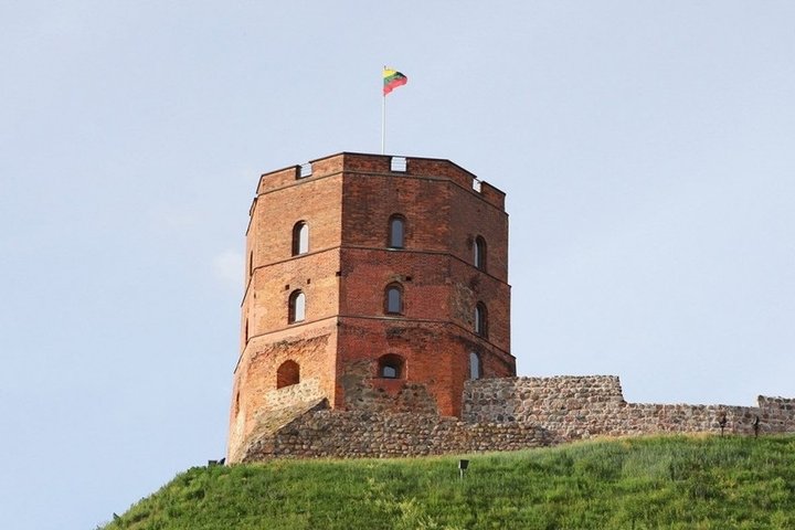 Nuotraukoje matomas Gedimino pilies bokštas