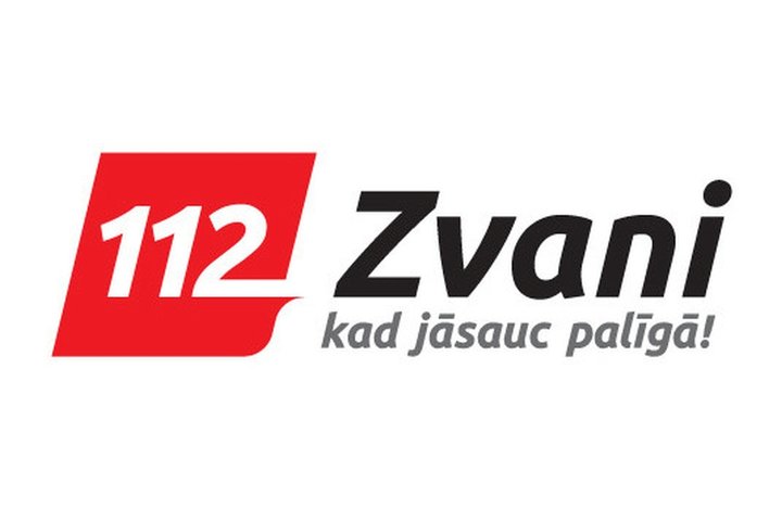 Latvijos skubios pagalbos numerio logotipas